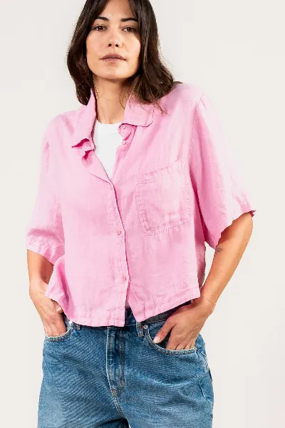 Kuyichi Kuyichi Damen vegan Shirt Liv Staubig Rosa