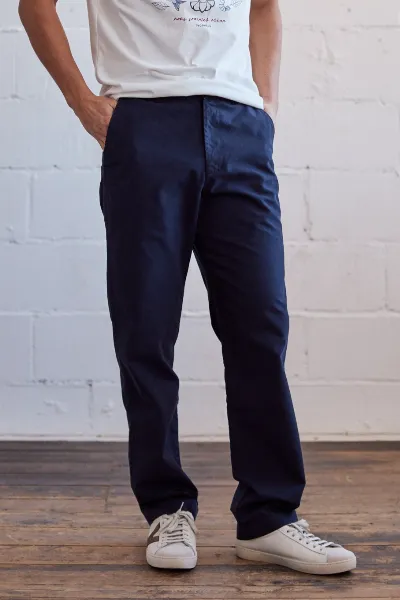 TWOTHIRDS TWOTHIRDS Herren vegan Hose Venetiko Dunkelblau