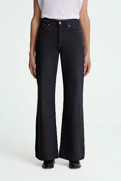 Kings Of Indigo Kings of Indigo Damen vegan Jeans Flare Jane Holo Washed