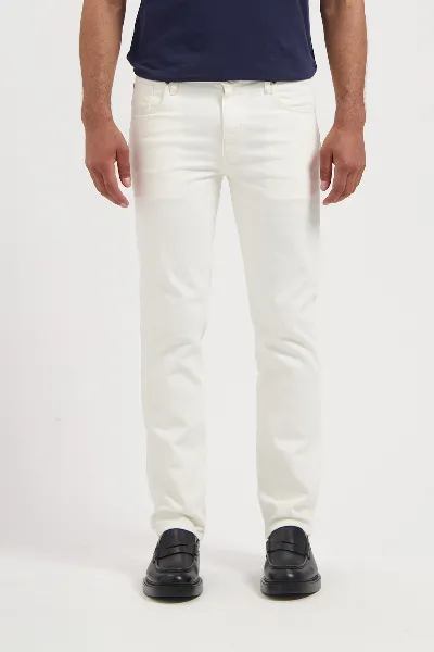 MUD Jeans MUD Jeans Herren vegan Jeans Mid Straight Bryce Natural