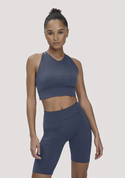 hessnatur hessnatur Loungewear Bustier ACTIVE COMFORT aus Bio-Baumwolle - blau