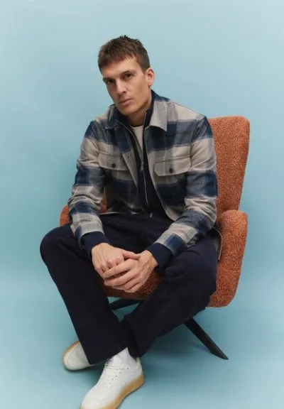 recolution Herren Overshirt aus Bio-Baumwolle - MESQUITE CHECK - recolution