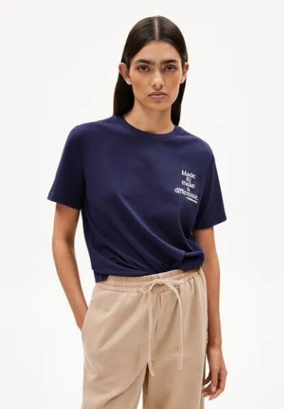 ARMEDANGELS ARMEDANGELS LUALAA DIFFERENCE Damen T-Shirt aus Bio-Baumwolle