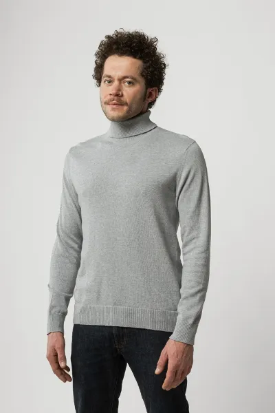 MELA MELA Herren vegan Rollkragenpullover Kanja