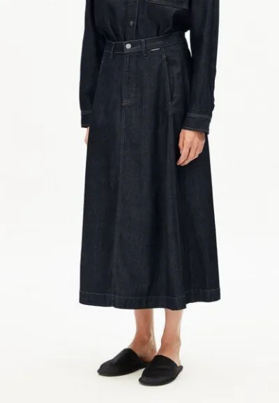 ARMEDANGELS ARMEDANGELS PANELLED DENIM Damen Jeansrock aus Baumwoll-Lyocell-Mix