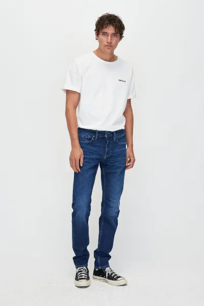 Kuyichi Kuyichi Herren vegan Jeans Jim Faded Indigo