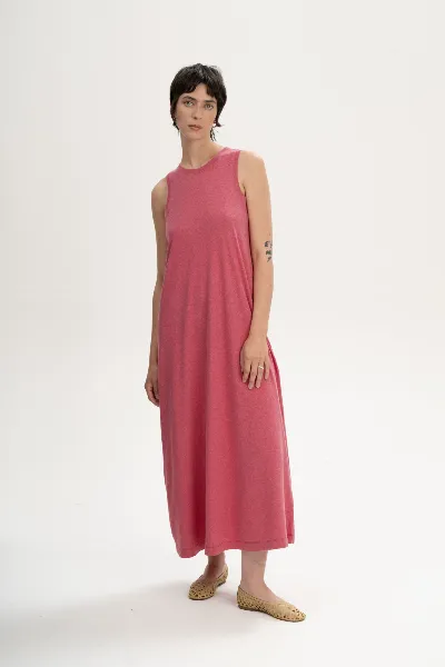 MELA MELA Damen vegan Maxikleid Mahika Blossom Melange