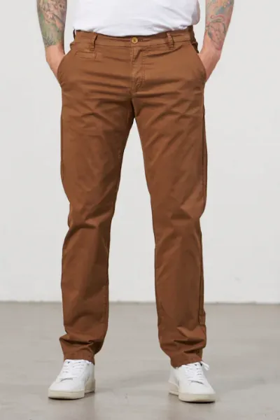 Feuervogl Feuervogl Herren vegan Chino-Hose Lasse Nougat