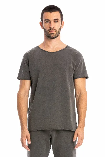 RAVENS VIEW IBIZA RAVENS VIEW IBIZA Herren vegan T-Shirt Schnitt Anthrazit