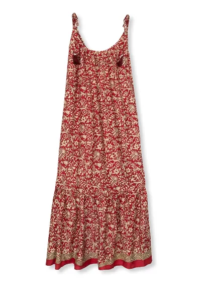 el.résidu el.résidu Damen vegan Kleid Myra Rot/