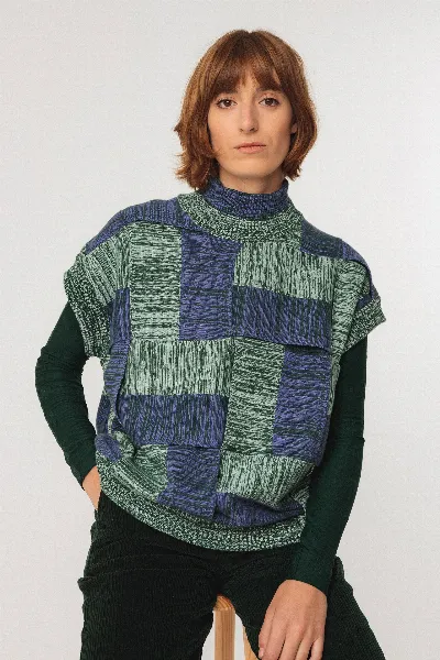 SKFK SKFK Damen vegan Pullover Gauna Mehrfarbig