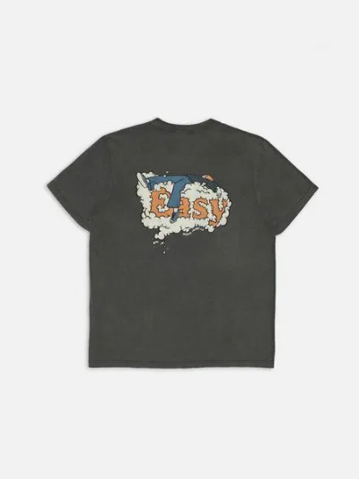 Nudie Jeans Nudie Jeans Roy T-Shirt Easy Cloud - Antracite