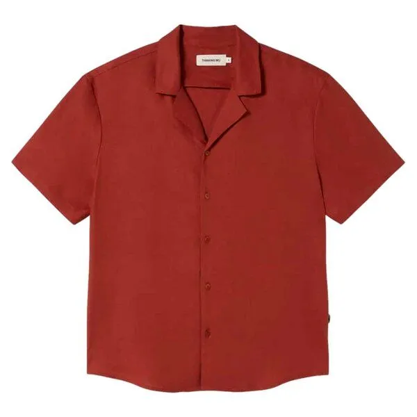 thinking mu thinking mu Kurzarm-Hemd JULES HEMP