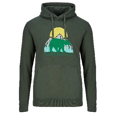 Globetrotter U BLUE FLEECE MOUNTAIN BEAR HOODIE