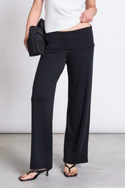 JAN N JUNE JAN 'N JUNE Damen vegan Leggings Foldover Naro