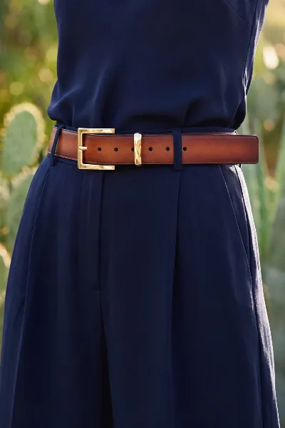 NAE NAE Damen vegan Gürtel Naves Brown