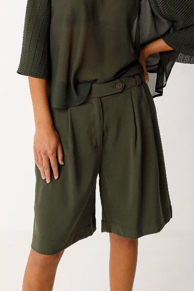 SKFK SKFK Damen vegan Kurze Hosen Laida Grün