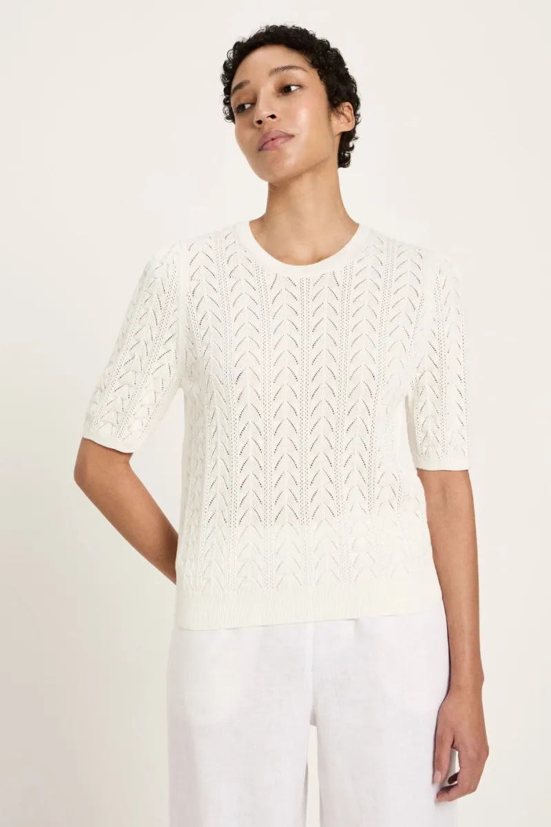 Lanius Pullover Kurzarm