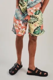 KOMODO KOMODO Herren vegan Shorts Tom Tropical Multicolour