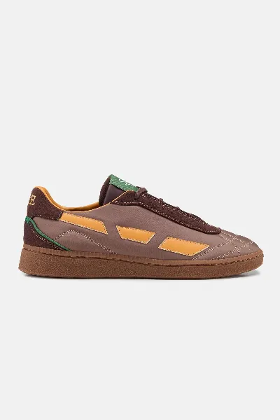 SAYE SAYE Herren vegan Sneaker M70 Match Schokolade & Ingwer