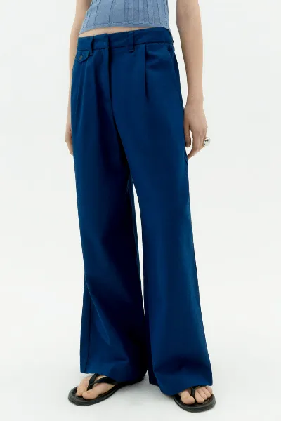 thinking mu Thinking MU Damen vegan Hose Pat Blue