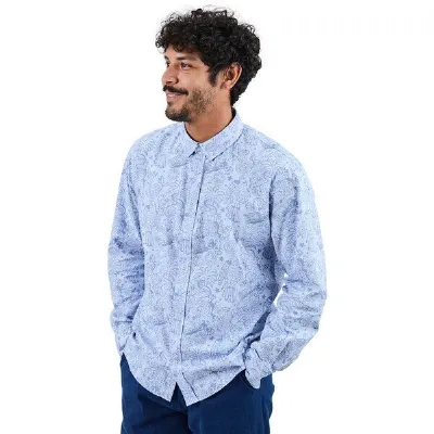 Brava Fabrics Brava Fabrics Langarm-Hemd Asis Percales Crocodylus