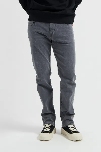 MUD Jeans MUD Jeans Herren vegan Jeans Mid Straight Bryce Hell