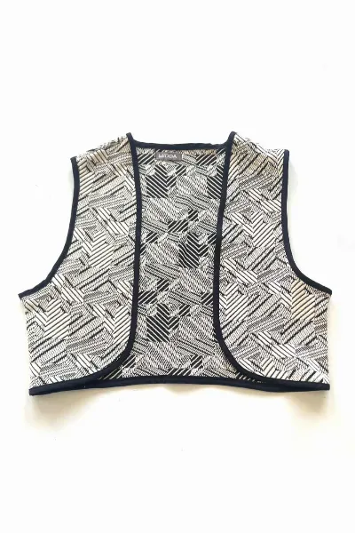 WiDDA WiDDA Damen vegan Vest Mia Natural Black