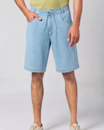 HempAge HempAge Herren Bermuda Denim Hanf/Biobaumwolle
