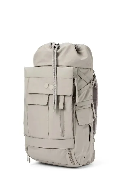 pinqponq Rucksack Blok Medium Crinkle Taupe