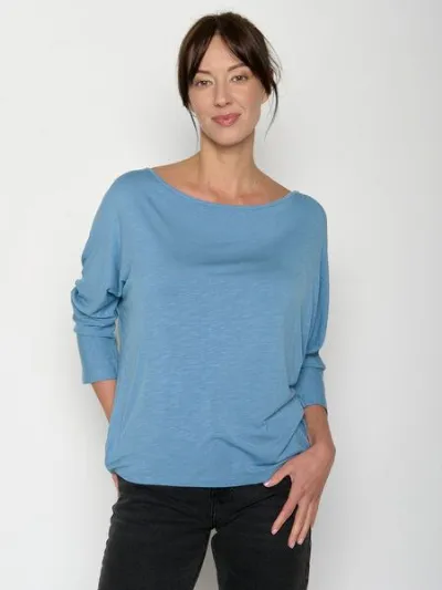 GreenBomb GREENBOMB Basic Simper - Gemütliches Longsleeve aus Viskose (LENZING ECOVERO) Mix / Fair & Vegan