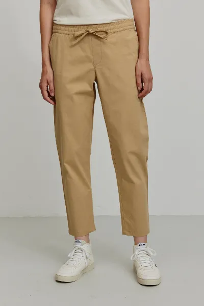 recolution Recolution Damen vegan Jogginghose Chino Kale Dark Sand