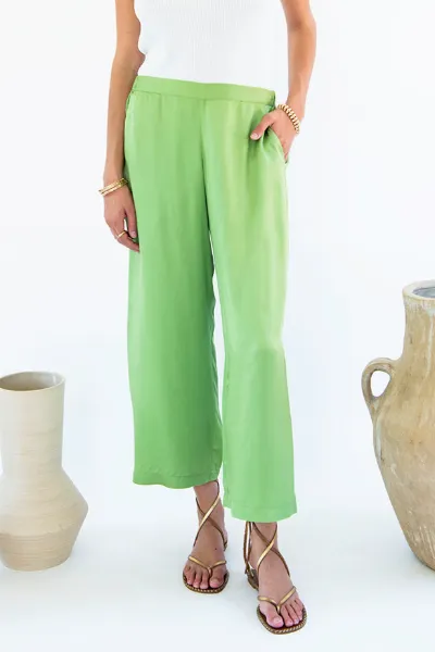 Neu Nomads Neu Nomads Damen vegan Hose Cropped Palazzo Carina Emerald