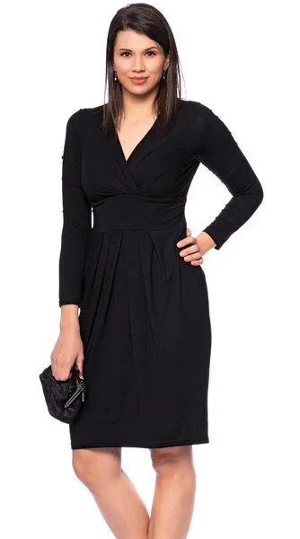 Ingoria Ingoria DIANA Figurfreundliches Etui-Kleid mit Cache-Cœur-Ausschnitt