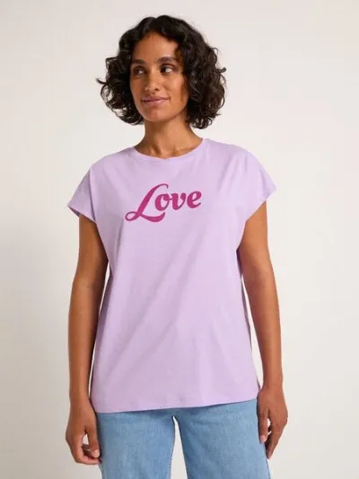 LANIUS LANIUS Statement Shirt Love aus Bio-Baumwolle