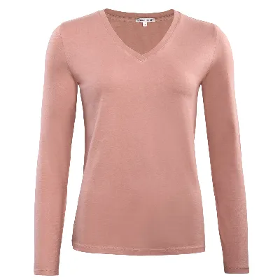 Living Crafts LIVING CRAFTS - Damen Langarm-Shirt - Pink