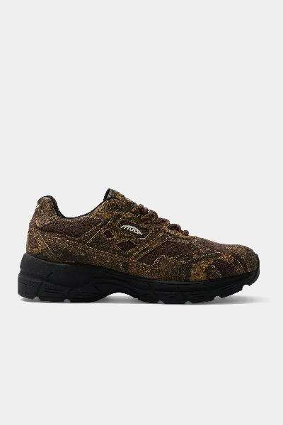 MoEa MoEa Herren vegan Sneaker Rush Brown Snake Palm