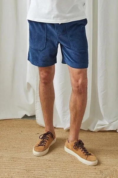 TWOTHIRDS TWOTHIRDS Tilgo Shorts Navy Blue und Sand