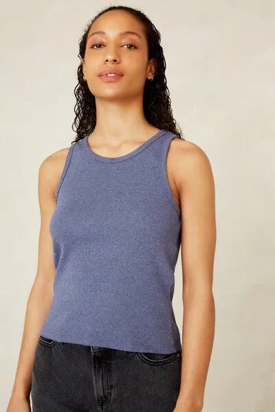 Kings Of Indigo Kings Of Indigo Rib Top Singlet Ketevan