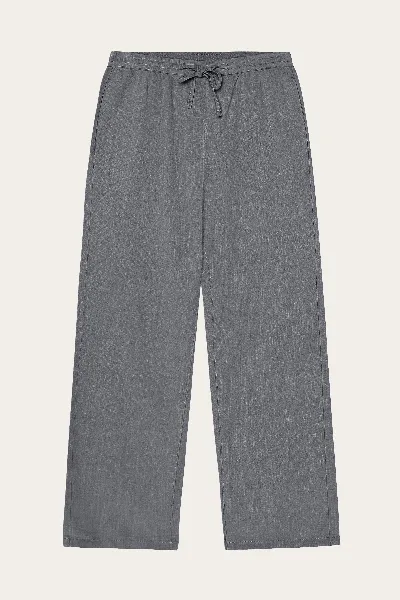 KnowledgeCotton Apparel KnowledgeCotton Apparel Herren vegan Hose Tim Tapered Leinen Mix Ultimate