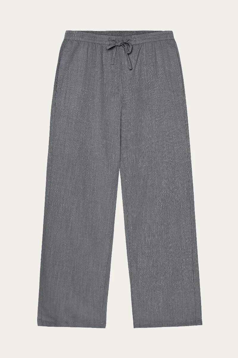 KnowledgeCotton Apparel KnowledgeCotton Apparel Herren vegan Hose Tim Tapered Leinen Mix Ultimate
