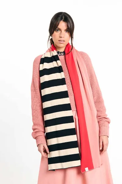 SUITE13LAB SUITE13LAB Damen vegan Schal London Stripes