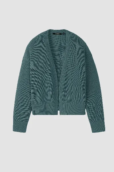 recolution Recolution Damen vegan Strickjacke Moringa In Blaugrün