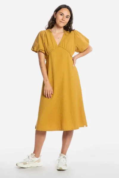 MATONA MATONA Damen vegan Kleid V-Ausschnitt