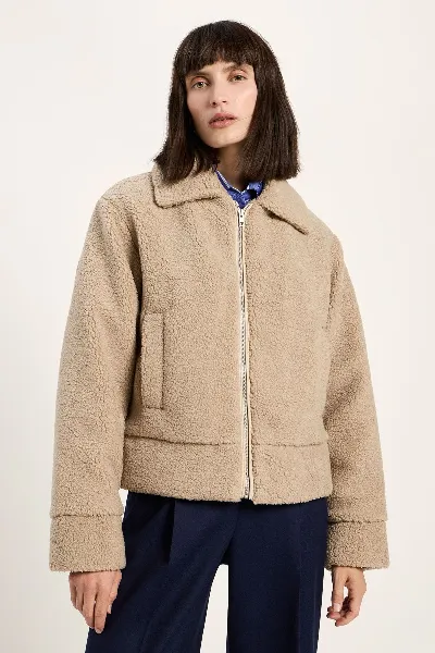 Lanius Jacke Teddy Beige