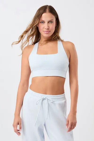 mandala MANDALA Damen vegan Bh French Neck Baby Blue