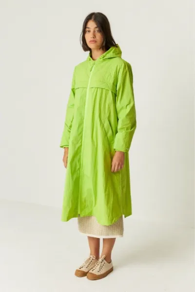 SKFK SKFK Damen vegan Regenmantel Ixone Grün