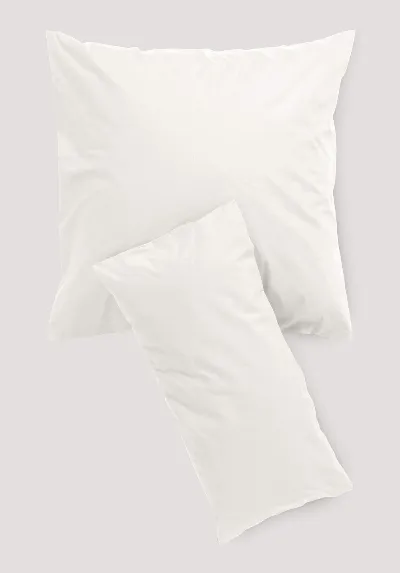 hessnatur hessnatur Satin Kissenbezug aus Bio-Baumwolle - weiß - Größe 40x40 cm