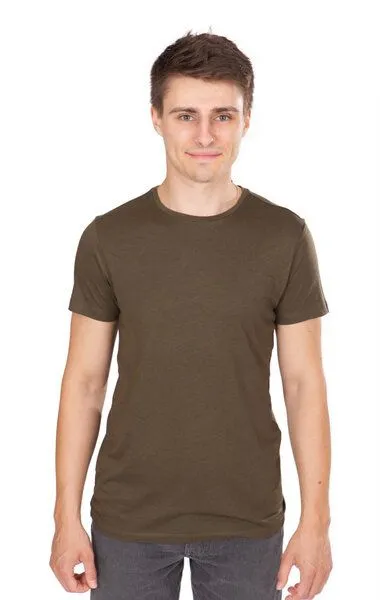 Life-Tree Life-Tree Ecovero Shirt für Herren Basic Fern Green/Mulberry