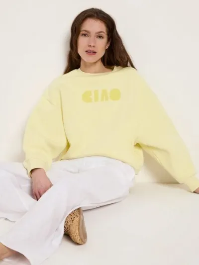LANIUS LANIUS Statementsweatshirt Pullover aus Bio-Baumwolle